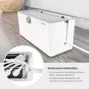 Cutie protectie cabluri, stechere si prelungitoare, Reer CableGuard 78020