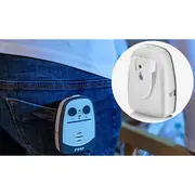 Monitor audio digital pentru bebelusi Cosmo, lumina de veghe, functie VOX, interfon, distanta 600 m, Reer 50150