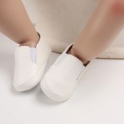 Pantofiori albi tip mocasini pentru baietei ADB232-1-p26