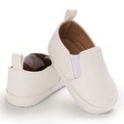 Pantofiori albi tip mocasini pentru baietei ADB232-1-p26