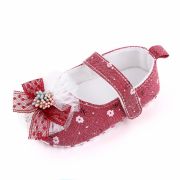 Pantofiori corai cu floricica si fundita LID2522-1-sa30