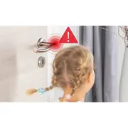 Protectie clanta usa, din silicon, acoperire completa, 2 bucati, Reer HandleGuard 70071