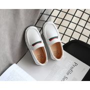 Pantofi eleganti albi tip mocasini pentru baietei LIv358-1-SA48