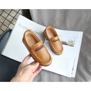 Pantofi eleganti maro tip mocasini pentru baietei LIv358-2-sa48