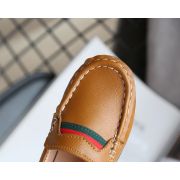 Pantofi eleganti maro tip mocasini pentru baietei LIv358-2-sa48