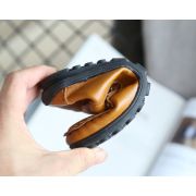 Pantofi eleganti maro tip mocasini pentru baietei LIv358-2-sa48