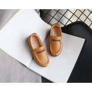 Pantofi eleganti maro tip mocasini pentru baietei LIv358-2-sa48
