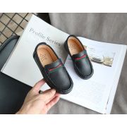 Pantofi eleganti negri tip mocasini pentru baietei LIv358-3-de4