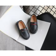 Pantofi eleganti negri tip mocasini pentru baietei LIv358-3-de4
