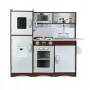 Bucatarie retro din lemn pentru copii ricokids 7833 - alb edeedi7833