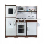 Bucatarie retro din lemn pentru copii ricokids 7833 - alb edeedi7833