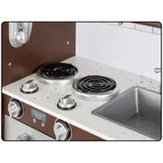 Bucatarie retro din lemn pentru copii ricokids 7833 - alb edeedi7833