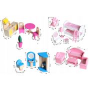 Casuta de papusi din lemn cu 3 etaje, lift si lampa led ricokids rc-829 edeedi7829