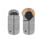 Lionelo - Sac de iarna pentru carucior Frode, 90x45 cm, Impermeabil, Universal, Gri BYNLO-FRODE_GREY-DOVE