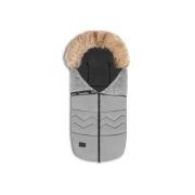 Lionelo - Sac de iarna pentru carucior Frode, 90x45 cm, Impermeabil, Universal, Gri BYNLO-FRODE_GREY-DOVE