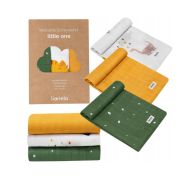Lionelo - Set 3 scutece multifunctionale Dino, Din Bambus, 70x70 cm, Multicolor BYNLO-DINO_BAMBOO_BOX_MULTICOLOR