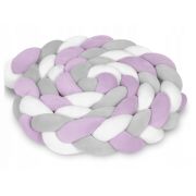 Protectie laterala pentru patut, impletita, 3 m, ricokids 722104 - mov edeedi722104