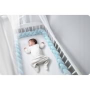 Protectie laterala pentru patut, impletita, 3 m, ricokids 722111 - albastru edeedi722111