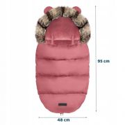 Sac de dormit ricokids 95 x 48 cm ricokids elmi 720011 - roz inchis edeedi720011