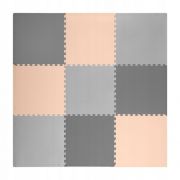 Salteluta de joaca 180 x 180 cm ricokids 7500 - gri cu bej edeedi7500