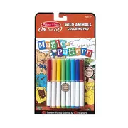 Carnet de colorat modele magice animale salbatice - okemd30312