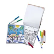 Carnet de colorat modele magice animale salbatice - okemd30312