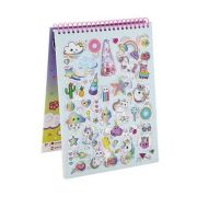 Carte de colorat A4 Unicorn cu stickere Grafix GR150052 BBJGR150052_Initiala
