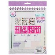 Carte de colorat Fashion Design Book cu stickere si sabloane incluse Grafix GR230005 BBJGR230005_Initiala