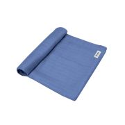 Lionelo - Paturica multifunctionala de infasat, Din bambus, 120x120 cm, Albastru BYNLO-BAMBOO_SWADDLE_BLUE_DENIM