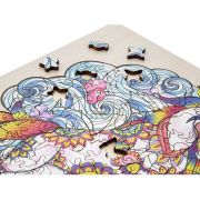 Puzzle Lemn Unicorn, 130 piese, 30x22.5 cm Grafix GR400045 BBJGR400045_Initiala