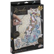 Puzzle Lemn Unicorn, 130 piese, 30x22.5 cm Grafix GR400045 BBJGR400045_Initiala