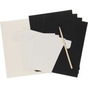 Set fise razuibile Holographic Scratch Art Grafix GR220002 BBJGR220002_Sclipici