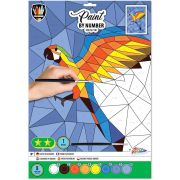 Set pictura pe numere 42x29.7 cm, 8 culori Grafix GR150063 BBJGR150063_Papagal