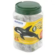 Animale marine set de 8 figurine - miniland - okeml27460