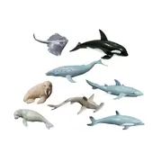 Animale marine set de 8 figurine - miniland - okeml27460