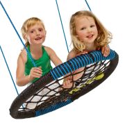 Leagan cuib oval pp negru albastru - okekbt188.001.004.001
