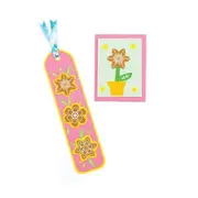 Abtibilduri din pluta floricele - baker ross - okebkar278