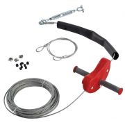 Tiroliana cu leagan rotund (set) rosu - okekbt244.090.090.002