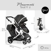 Cărucior Dublu Duett MGZ500118