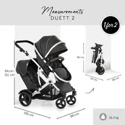 Cărucior Dublu Duett MGZ500118