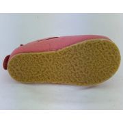 Pantofi Barefoot din piele naturala Baby Fox Alb Sampanie - recomandati pentru primii pasi - FOX50100