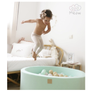 Piscina Uscata Cu 250 De Bile (alb, Mint, Bej, Roz Pastel, Transparent) Meowbaby  , Cupcake, 90x30 Cm, Mint Pjbb001006