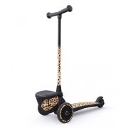 Trotineta Copii Pliabila, Suport Jucarie, Highwaykick 2 Lifestyle Leopard, 2 Ani +, Pana La 50 Kg, Scoot  Ride Pjb96524