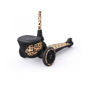 Trotineta Copii Pliabila, Suport Jucarie, Highwaykick 2 Lifestyle Leopard, 2 Ani +, Pana La 50 Kg, Scoot  Ride Pjb96524