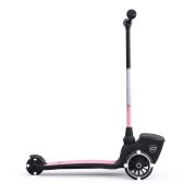 Trotineta Copii Pliabila Cu Roti Luminoase, Suport Jucarie, Highwaykick 2 Lifestyle Rose Reflectorizant, 2 Ani +, Pana La 50 Kg, Scoot  Ride Pjb96528
