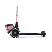 Trotineta Copii Pliabila Cu Roti Luminoase, Suport Jucarie, Highwaykick 2 Lifestyle Rose Reflectorizant, 2 Ani +, Pana La 50 Kg, Scoot  Ride Pjb96528