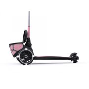 Trotineta Copii Pliabila Cu Roti Luminoase, Suport Jucarie, Highwaykick 2 Lifestyle Rose Reflectorizant, 2 Ani +, Pana La 50 Kg, Scoot  Ride Pjb96528
