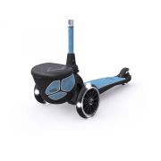Trotineta Copii Pliabila Cu Roti Luminoase, Suport Jucarie, Highwaykick 2 Lifestyle Steel Reflectorizant, 2 Ani +, Pana La 50 Kg, Scoot  Ride Pjb96527