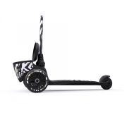Trotineta Copii Pliabila, Suport Jucarie, Highwaykick 2 Lifestyle Zebra, 2 Ani +, Pana La 50 Kg, Scoot  Ride Pjb96523