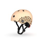 Casca De Protectie Pentru Copii, Sistem De Reglare Magnetic Cu Led, Xxs-s, 45-51 Cm, 1 An+, Leopard, Scoot  Ride Pjb96561